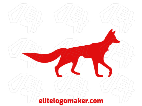A minimalist logo featuring a fox in bold red. The simplicity of the design captures the cleverness and adaptability of the fox.