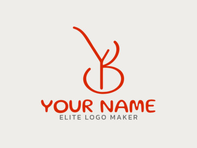 An original logo with a graceful initial letter 'B', exuding elegance and sophistication in its design.