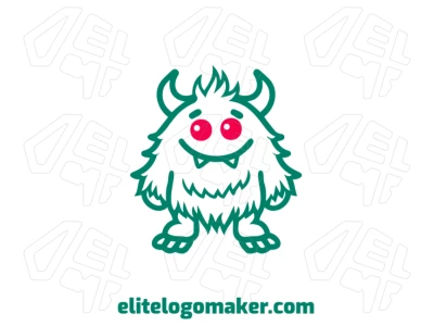 A creative and fully customizable logo featuring a plush mascot, perfect to generate a unique brand identity.