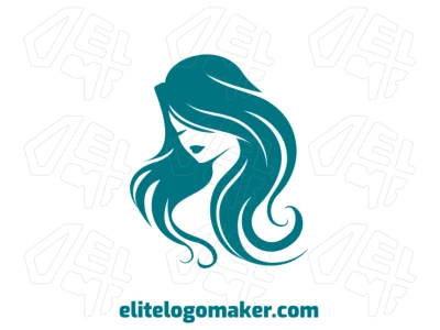 A beautiful logo featuring the image of a woman, designed in a minimalist style to convey elegance and simplicity.