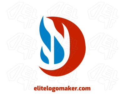 A creative and refined design of the letter 'D', perfect for making a unique and abstract logo design.