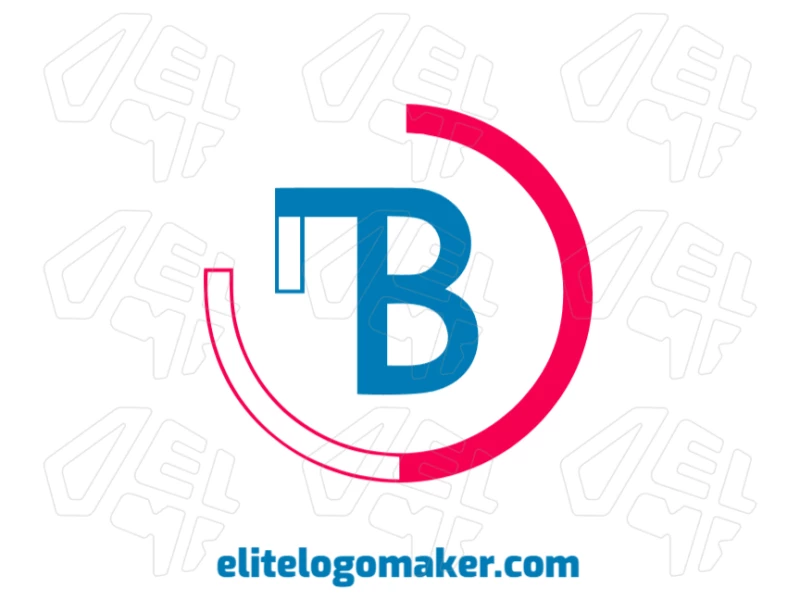 Crea un logotipo bonito con un diseño increíble de la letra "B", perfecto para un diseño de logotipo de alta calidad.