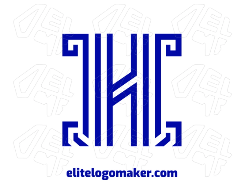 Crea un logotipo original con un increíble diseño editable de la letra "H", perfecto para una identidad de marca personalizable y única.