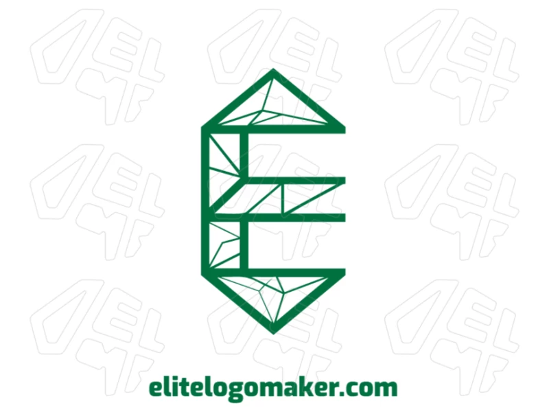 Incredible illustration of the letter "E" with a modern design, perfect for a company logo that reflects your brand's identity.