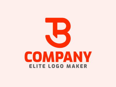Um design de logo abstrato exibindo a letra "B", evocando um senso de singularidade e inovação.