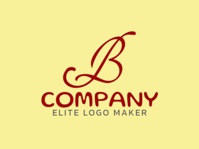 A bold initial letter 'B' logo, conveying a good idea and suitable for various purposes.