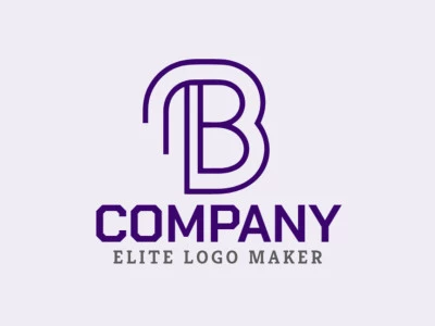 Un logotipo minimalista, lujoso y único, con la letra 'B' como elemento central.