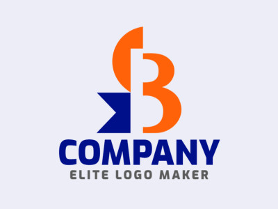 Um logo simples, porém impactante, que combina a letra B com uma faixa, adequado para uma imagem de marca versátil e atemporal.