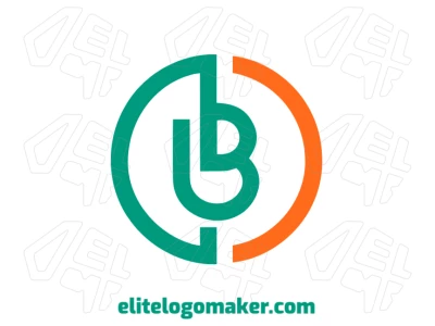 Logotipo barato com a letra 'B' dentro de um círculo em estilo simples, criando uma identidade visual limpa e eficaz.