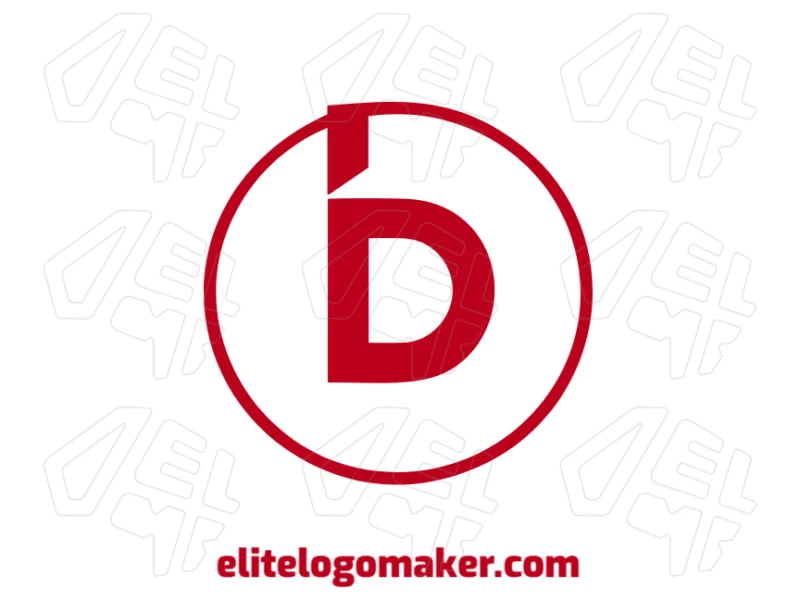 La letra 'B' dentro de un círculo con estilo minimalista, creando un diseño limpio y creativo que destaca por su simplicidad.