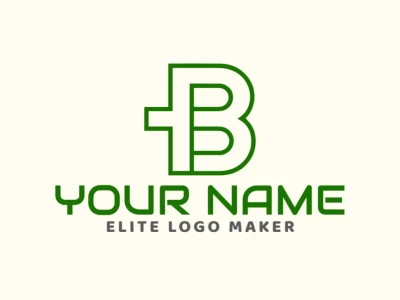 The professional logo features the letter 'B' crafted with thin lines in an initial letter style, creating a good balance of elegance and simplicity.