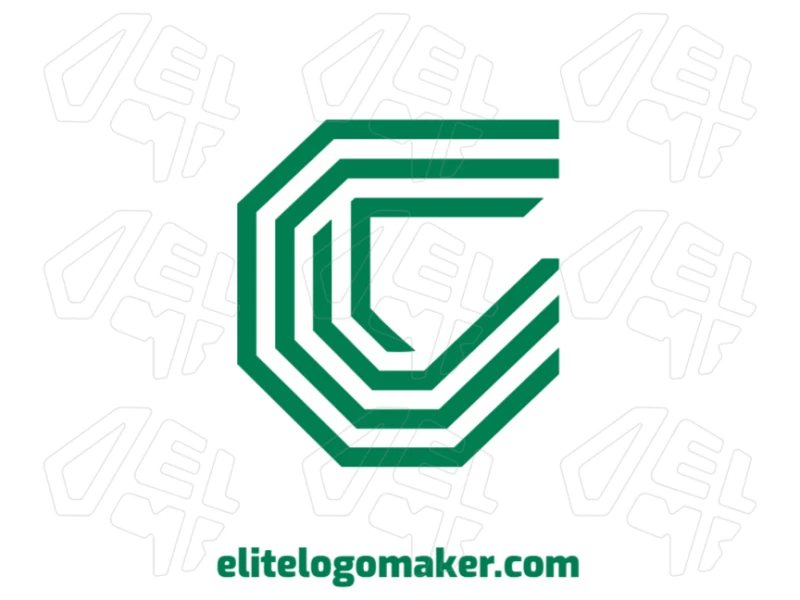 A refined letter "C" design, offering a sleek and sophisticated style for a professional brand identity.