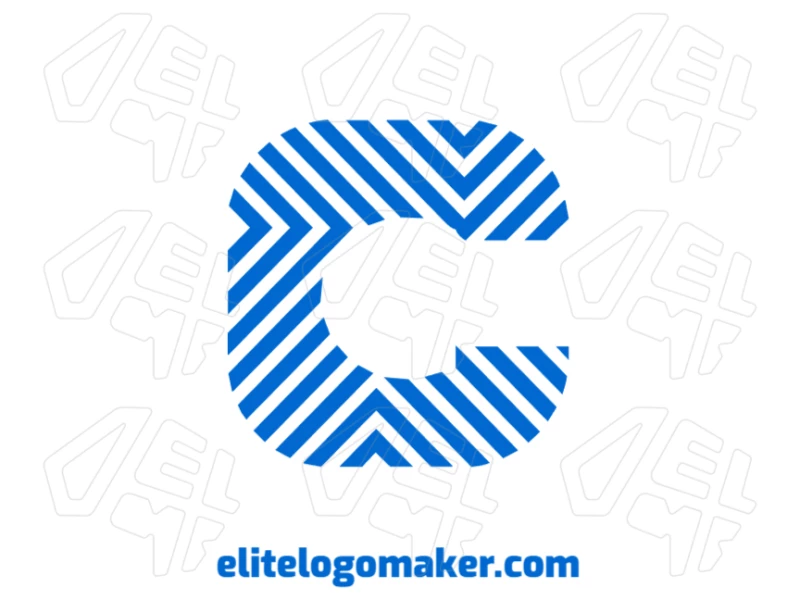 A business-inspired initial letter design featuring the letter "C" with an abstract and modern twist, creating a professional and dynamic logo.