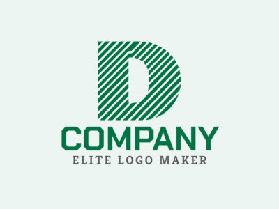 A striped-style logo featuring the letter 'D', accented in vibrant shades of green for a fresh and dynamic appearance.