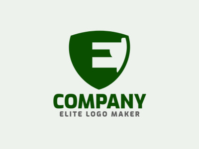 A unique logo merging the letter 'E' with a shield, epitomizing strength and protection.