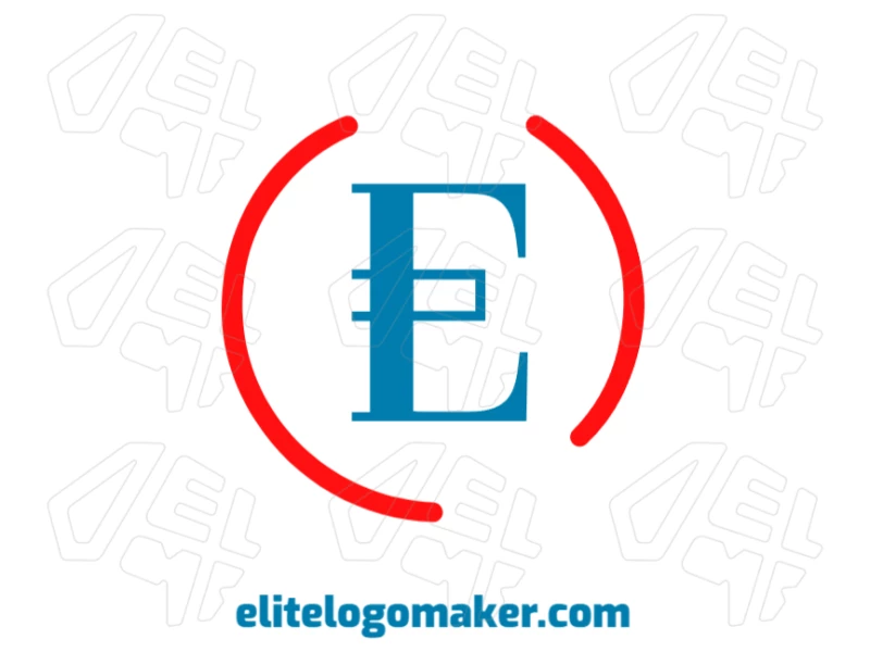 A cool and elegant logo design featuring the letter "E" with a stylish concept, perfect for a sophisticated brand identity.