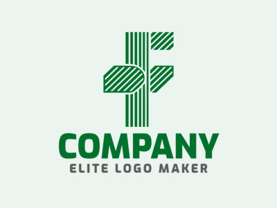 A modern logo featuring the letter 'f' designed with multiple lines in a sleek and creative style, highlighted in vibrant green.
