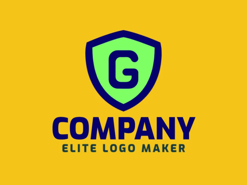 The logo features a creative emblem with the letter 'G' integrated into a shield shape.