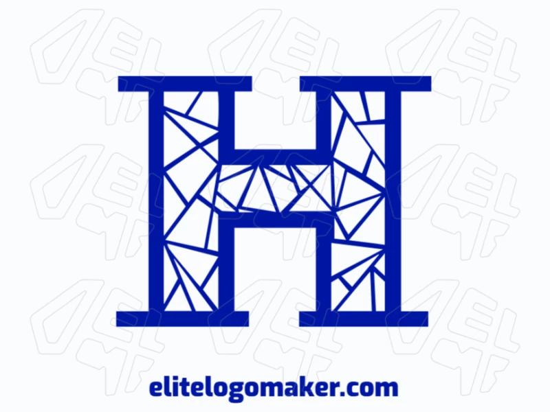 Artistic design for a real estate agency, hand-crafted with balanced proportions.