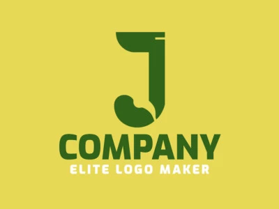 Un logotipo minimalista que presenta la letra 'J', diseñado con simplicidad y elegancia.