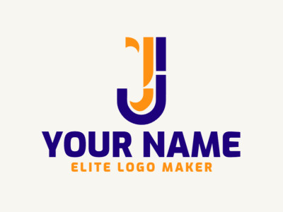 A minimalist logo featuring the letter 'J' with a refined and creative design.