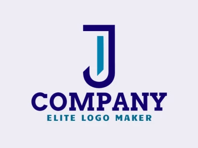 Un elegante logo de letra 'J' inicial, que epitomiza la sofisticación y el profesionalismo.