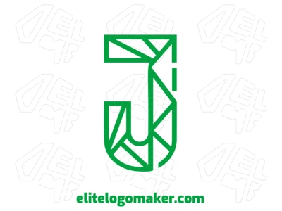A business logo featuring the letter "J", ideal for various businesses, offering a creative concept to make your brand stand out.