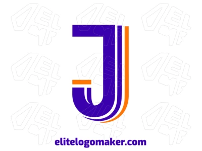 Design de logotipo para empresa com a letra "J" em um design minimalista e profissional, no estilo simples, criando uma identidade visual limpa e impactante.