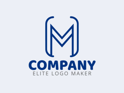 Un logo de letra inicial que muestra la letra "M", elaborado con un toque de profesionalismo y estilo.