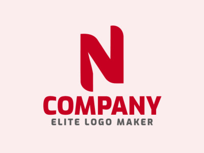A minimalist logo design featuring the letter 'N', exuding creativity and professionalism.