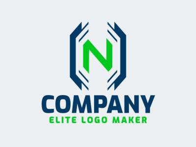 A dynamic logo featuring the initial letter 'N' intertwined with abstract shapes, symbolizing growth and innovation.