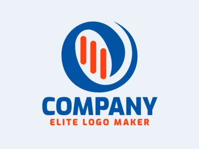 An innovative and sleek logo featuring a stylized letter O fused with a graph, conveying simplicity and sophistication.