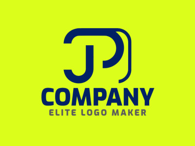 Un diseño de logotipo adecuado con la letra inicial 'P', ideal para fines comerciales.