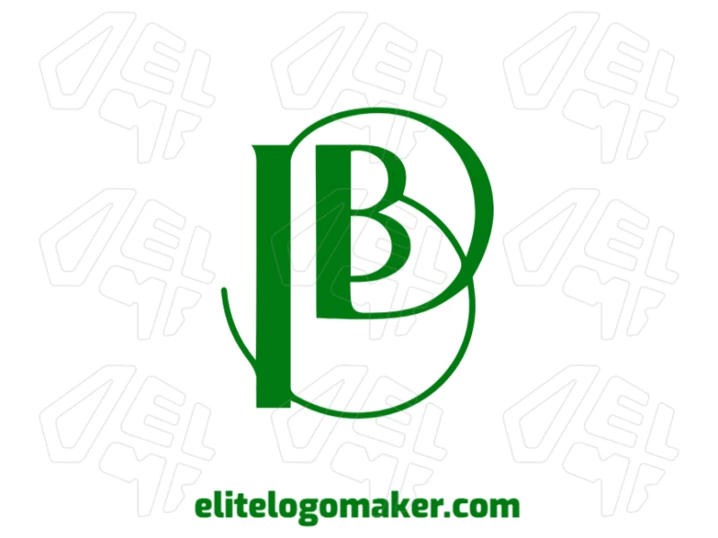 A professional logo design featuring the combination of the letters "P" and "B", perfect for creating a premium logo.