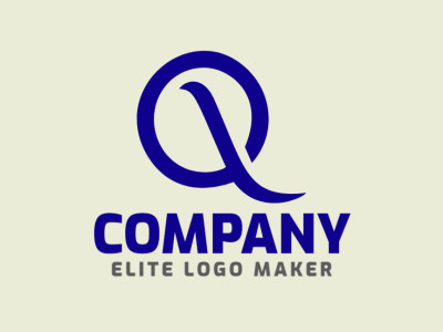 Emphasizing refinement, the logo showcases a minimalist design featuring the letter 'Q'.