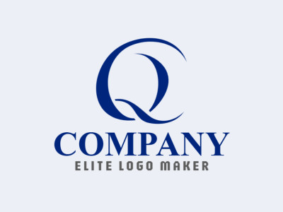 A minimalist logo featuring the letter 'Q' in a stylish design.