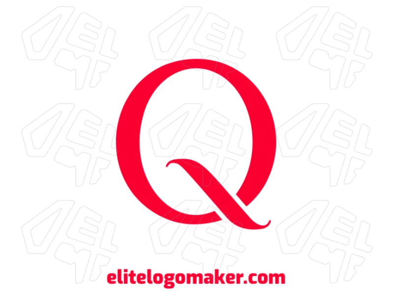 Logotipo de letra inicial luxuoso com a letra 'Q' e um design super elegante, combinando sofisticação e estilo.