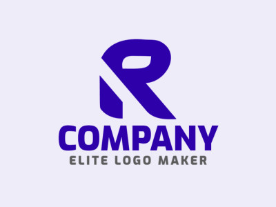 Un diseño de logotipo simple pero impactante que presenta la letra 'R' para una identidad de marca atemporal.