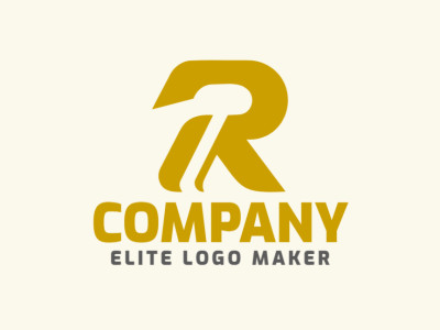 Un logo elegante y minimalista que presenta la letra "R", irradiando simplicidad y elegancia.