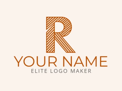 A striped logo featuring the letter 'R' with bold and clean lines, creating an attractive design that stands out with its distinctive pattern.