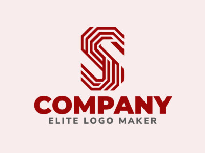A professional and sophisticated logo featuring the initial letter 'S' in a creative and refined design with red tones.