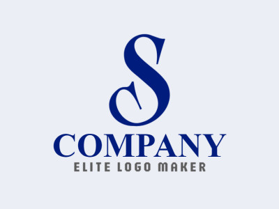 A creative logo featuring the initial letter 'S' in a sleek and modern style, accentuated by a vibrant blue color.