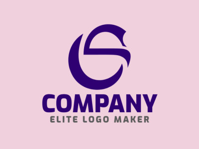 Un logotipo minimalista que presenta la letra 'S', diseñado con líneas limpias y simplicidad, con una paleta de colores azul oscuro para un aspecto elegante y moderno.