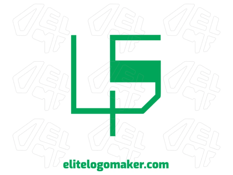 An editable letter 'S' with a corporate design, ideal for a budget-friendly and customizable logo.