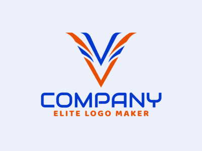 An eye-catching logo featuring a symmetrical 'V' design, representing balance and harmony.
