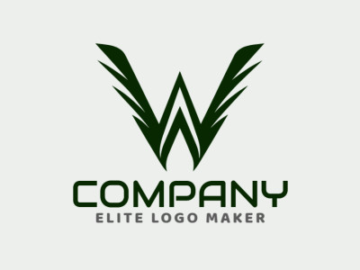 A sleek, minimalist logo design featuring the letter "W" in green, conveying sophistication and modernity.