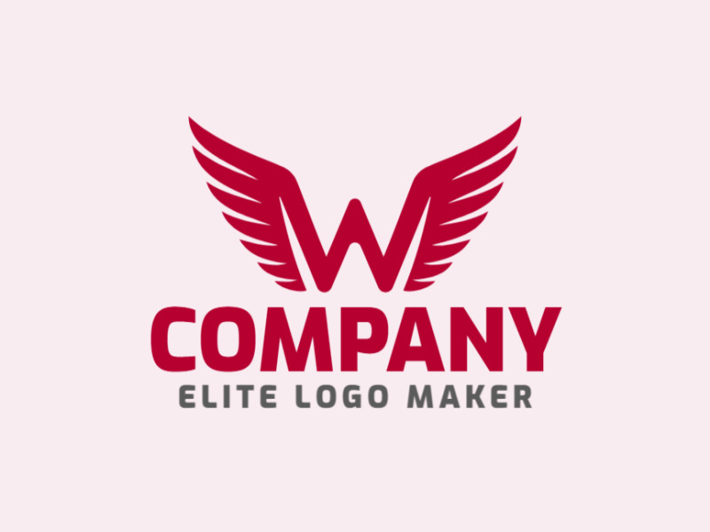 A sleek and simple logo featuring the letter 'W' with elegant wings, evoking a sense of sophistication.