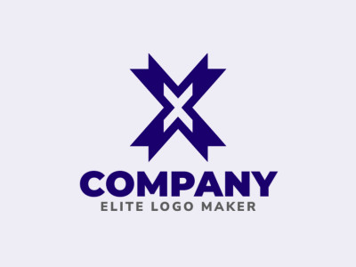 An eye-catching logo design featuring the letter 'X' in an initial letter style, perfect for making a bold and memorable impression.