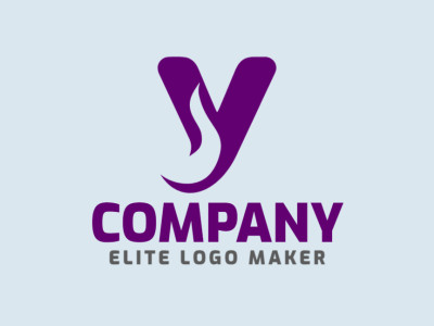 A uniquely refined logo design featuring the letter "Y" in a minimalist style, capturing elegance and distinction.