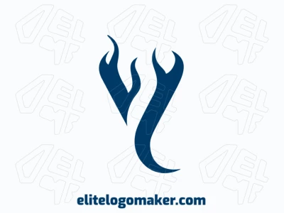 Um logotipo abstrato com a letra 'Y' em formas elegantes e modernas, projetado para atender a diversos propósitos criativos e profissionais.